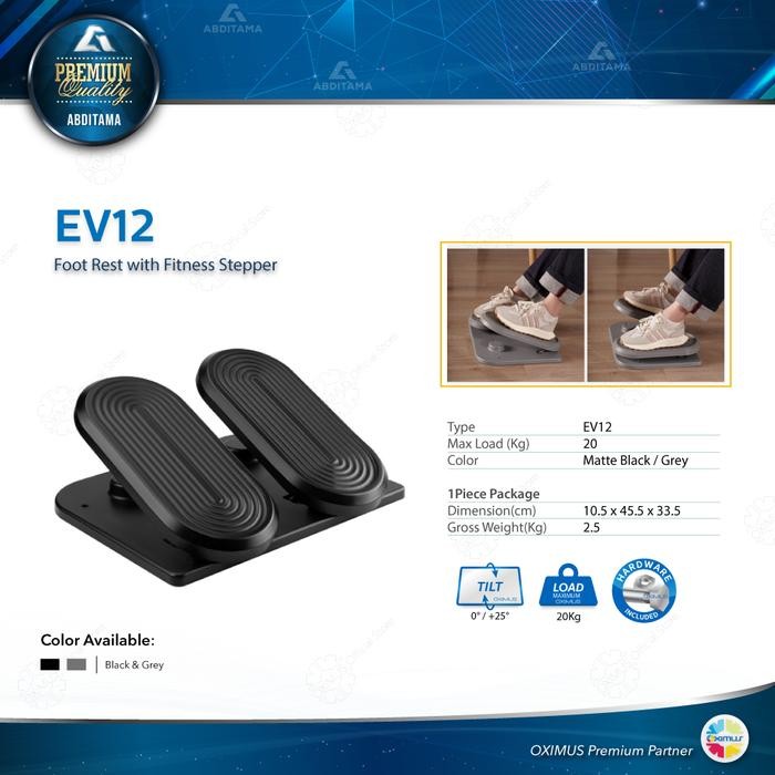 

Active Foot Rest Interaktif dengan Fitur Latihan Olahraga OXIMUS EV12