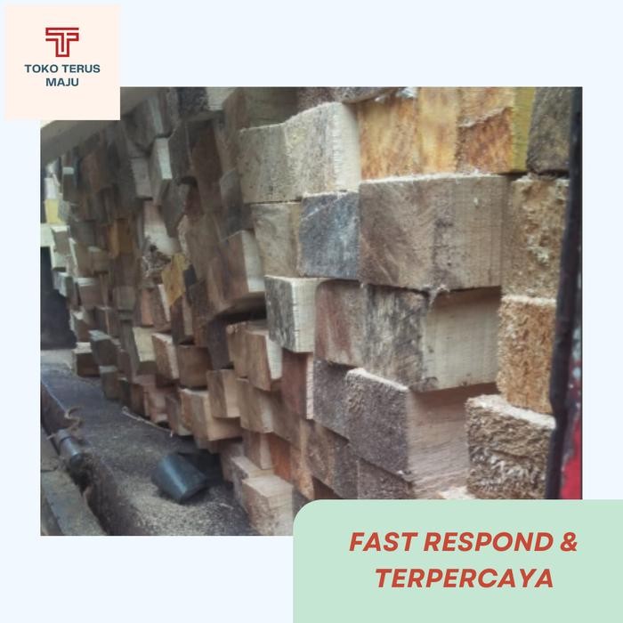 Kayu Balok 6x12 Lepasan Full untuk Proyek - per Kubik *