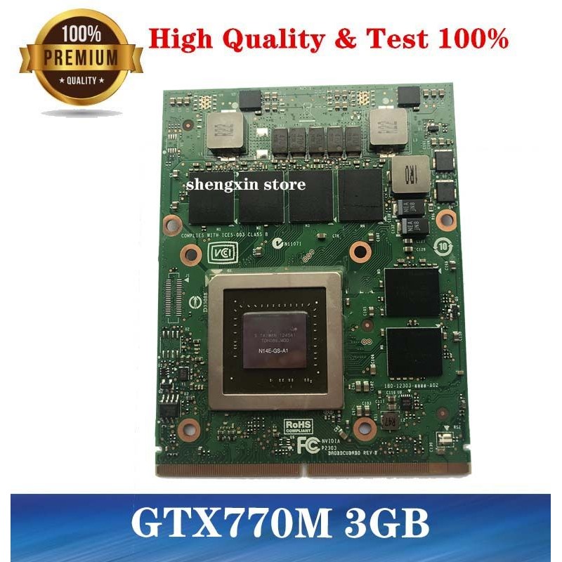 GTX770M GTX 770M 3GB Graphics Video Card For imac A1312 Dell M17X M18X M6600 for MSI GT60 GT70 GT780