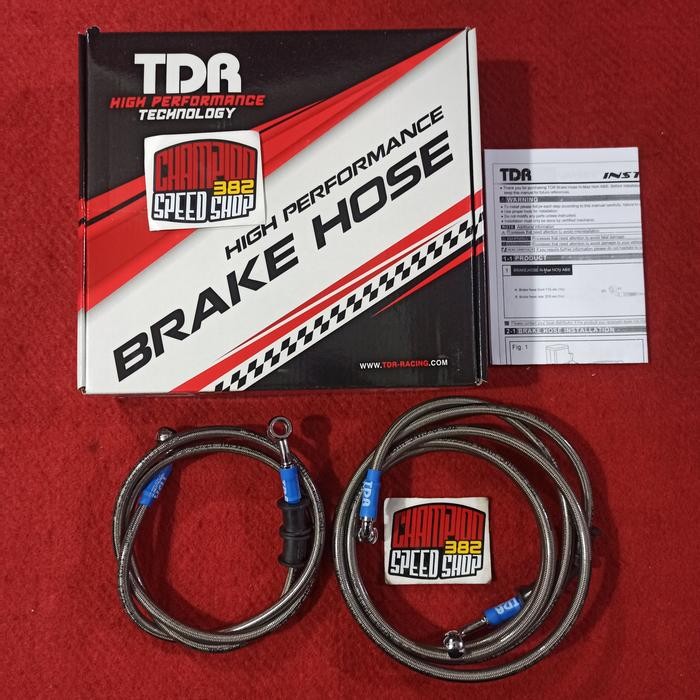 Selang Rem TDR Racing NMAX Old All New NMAX 2020 NON ABS Silver