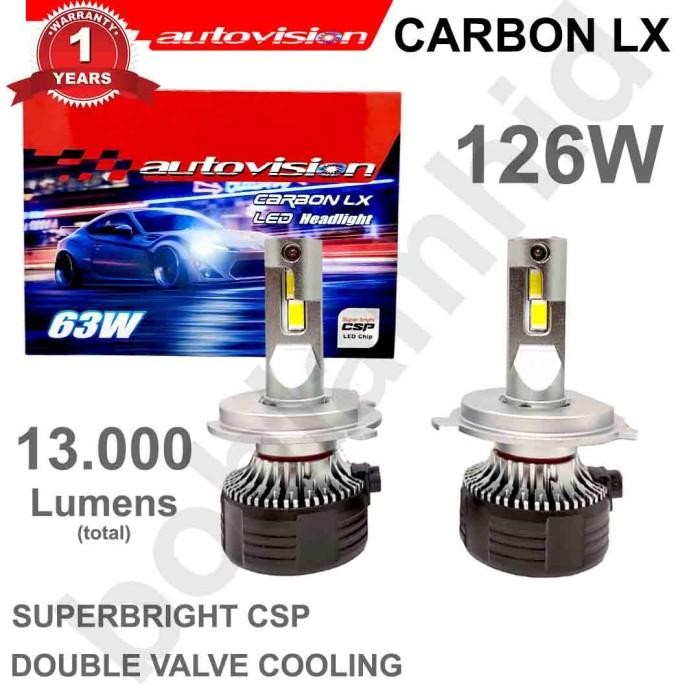 Bohlamhid - Lampu Led New Avanza Autovision Carbon Lx 126W 13000 Lumens