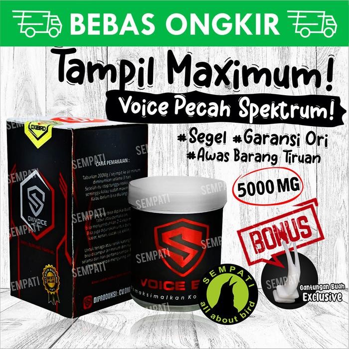 Oxi Voice Oxivoice Oxibird Obat Burung Vitan Penggacor Atasi Serak