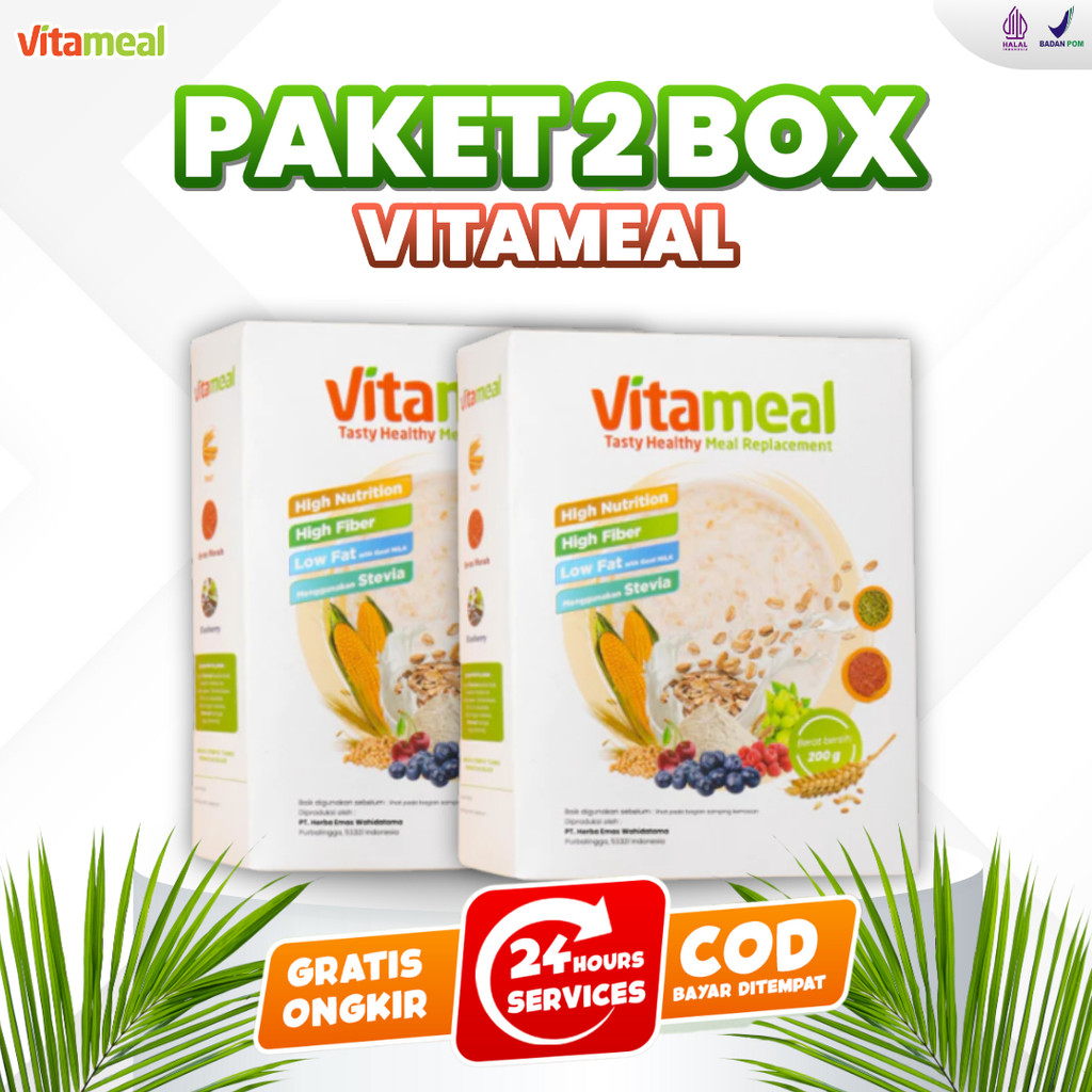 

Vitameal Sarapan Bpom Ampuh Susu Vetameal Darah Original Oat Sereal Lambung Faster Tinggi Gula Sehat Sugar Multigrain FITAMEAL GERD