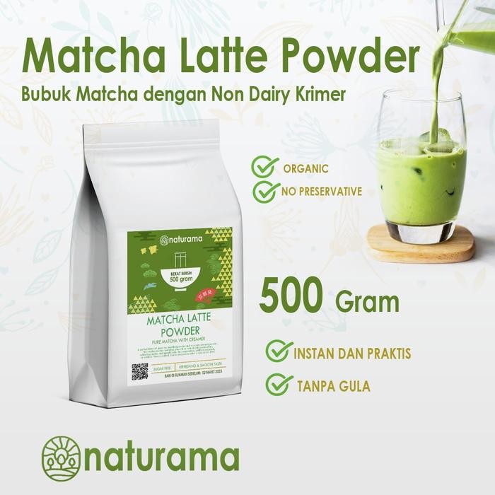 

Matcha Latte Powder - Bubuk Matcha dengan Non Dairy Ceamer 500gr