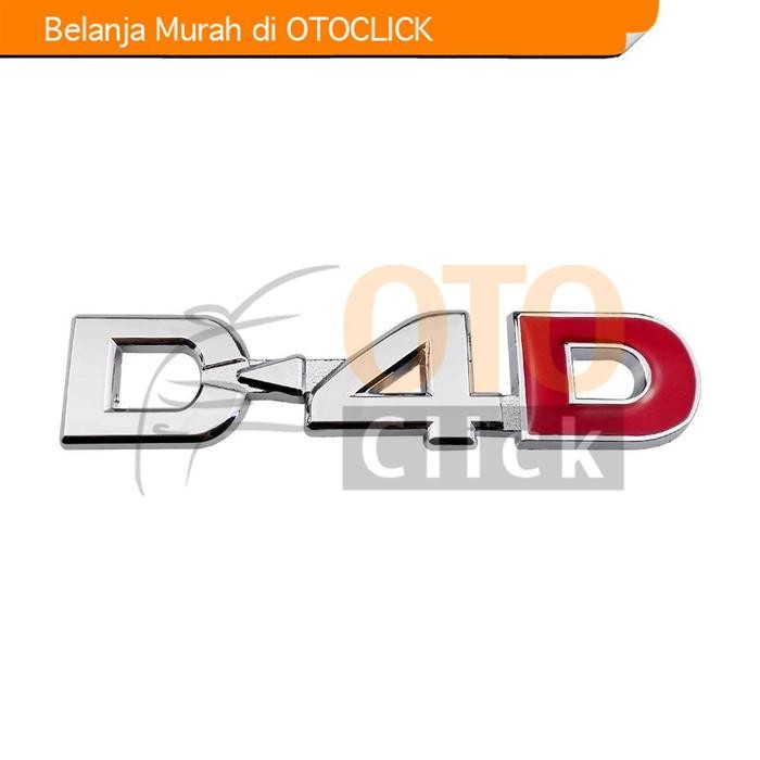 TERMURAH EMBLEM STICKER LOGO DECAL ZINC ALLOY TOYOTA KIJANG INNOVA FORTUNER D4D