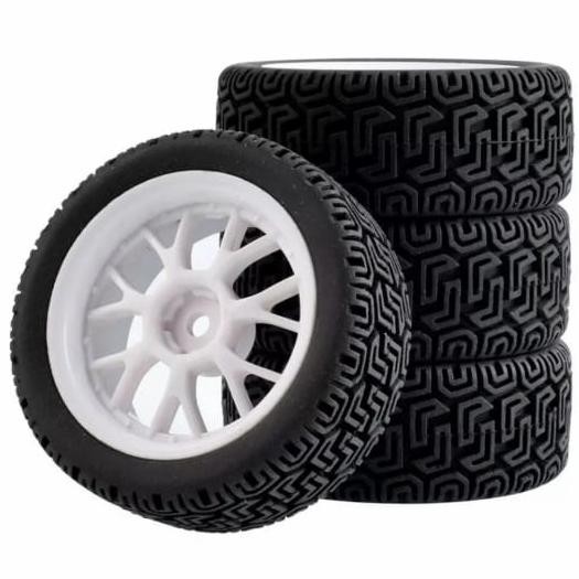 1pcs velg + ban onroad touring RC 1/10 TM HSP kyoso lrp wltoys zd ff