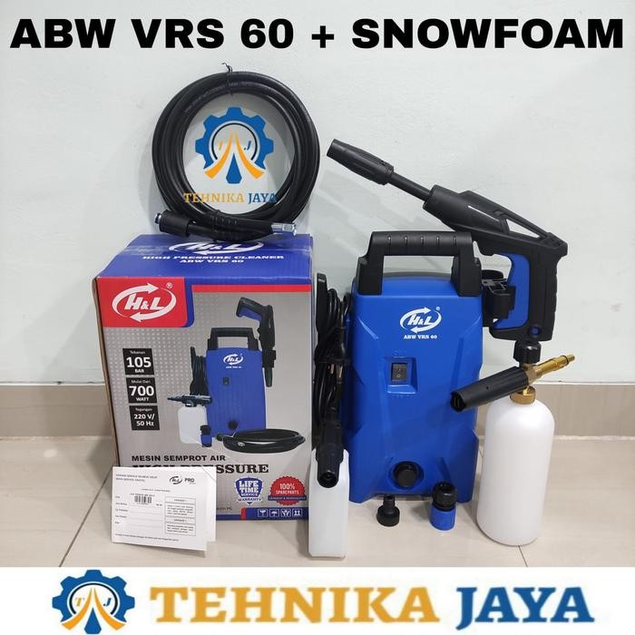 Gercep Steam Jet Cleaner H&L Abw Vrs 60 Mesin Semprot Air Cuci Mobil Motor Ac