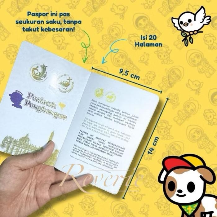 

Terlaris- Buku Passport Peziarah Pengharapan Yubileum 2025 Paspor Stempel Dekenat Yubelium Porta