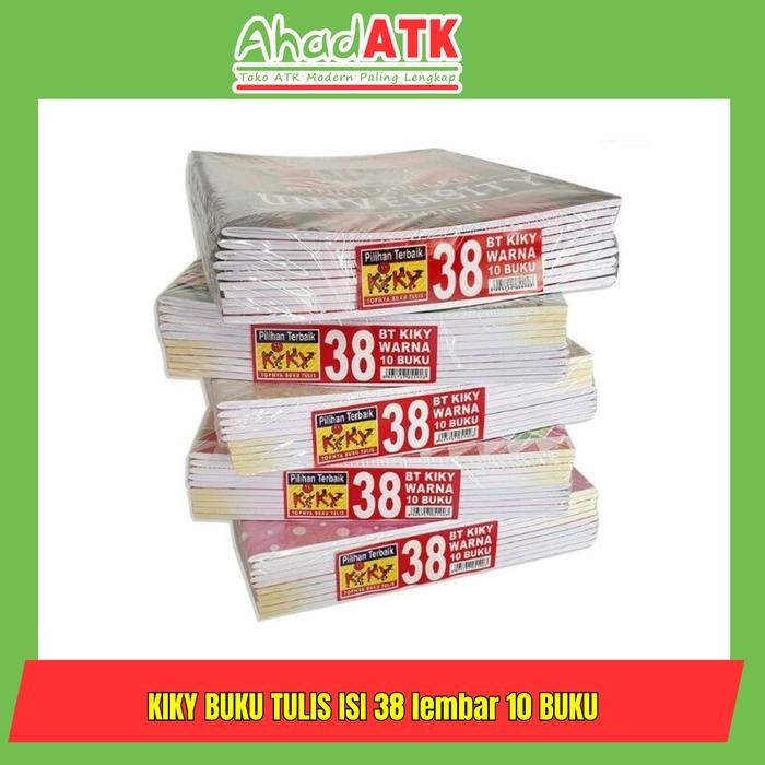 

Terlaris- Buku Tulis Kiky 38 Lembar 1 Pack Isi 10 Buku Kiky Buku Sekolah