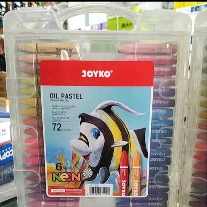 

Joyko Krayon Joyko 72 Warna Plus 6 Neon Color Murah Oil Pastel Plastik Mika Stationery Harga