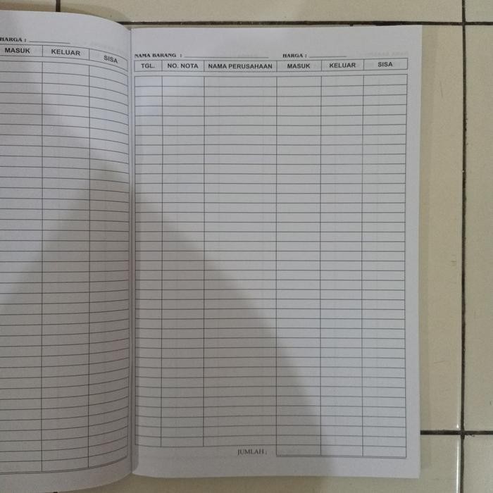 

Terlaris- Buku Persediaan Barang Folio Sl