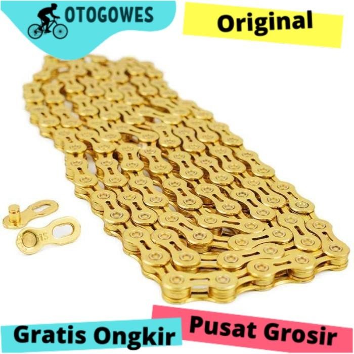 Rantai Sepeda Vg Sports Gunung Polygon Mtb Half Hollow 8/9/10 Speed Pasti Diskon