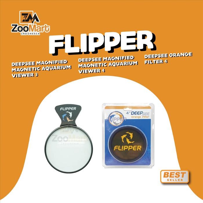 

Kaca Pembesar Aquarium Flipper Deep See Akess Akuarium