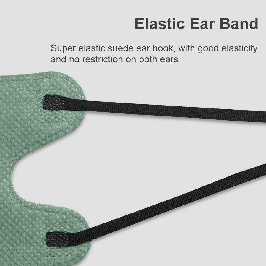 KN95 Mask Adult Disposable Mouth Mask Printing 3d Face Masks Morandi Color Elegant Lady Face Masque