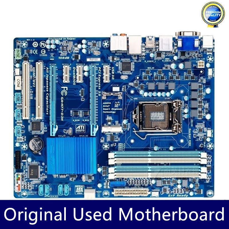 GA-H77-D3H H77-D3H Motherboard LGA1155 H77 DDR3