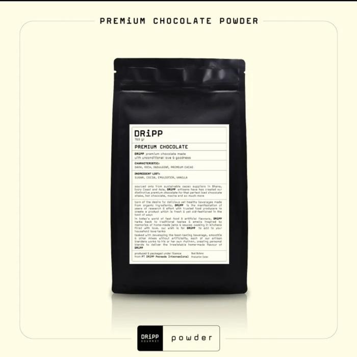 

Dripp Premium Chocolate Powder - Bubuk Coklat 760 Gr