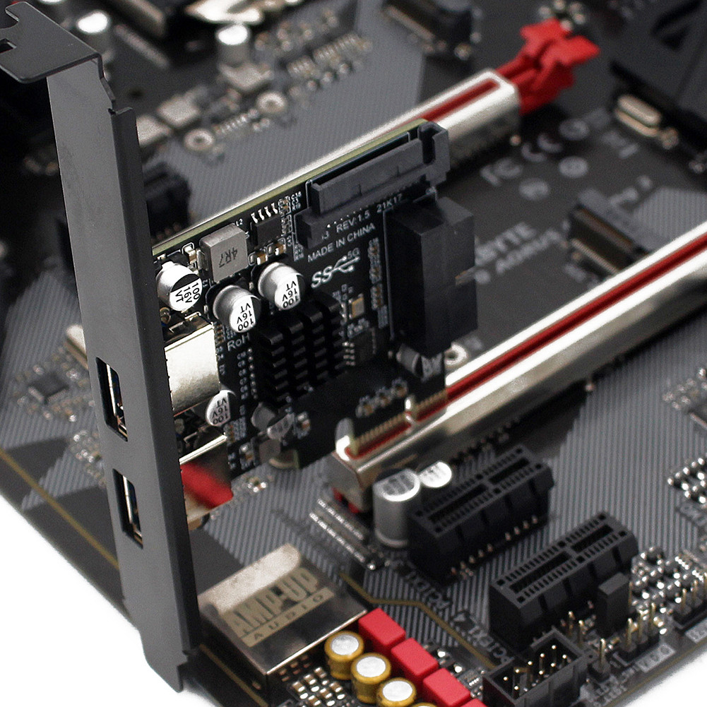 USB 3.0 PCI Express Expansion Card 5Gbps 19pin/20Pin Front Panel USB3.0 Hub PCIE X1 To USB 3.0