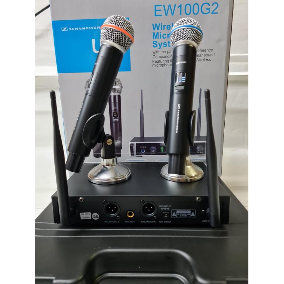 Mic Wireless Sennheiser Ew100 G2 Ew100G2 Handheld Garansi 2 Tahun