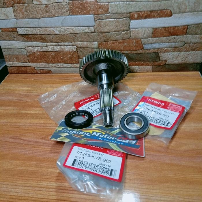 Terbaru As Roda Belakang Plus Bering Kelaher 6022 Plus Seal Sil As Roda Motor Beat Esp Beat Pop Beat