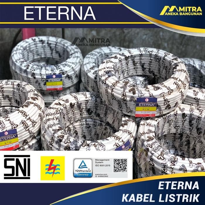 (Expert) KABEL LISTRIK ETERNA / KABEL ECERAN METERAN POTONGAN / KABEL