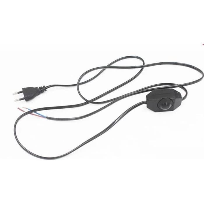 (Expert) Kabel Saklar On Off Dimmer Kabel Power Lampu Led Hias Steker