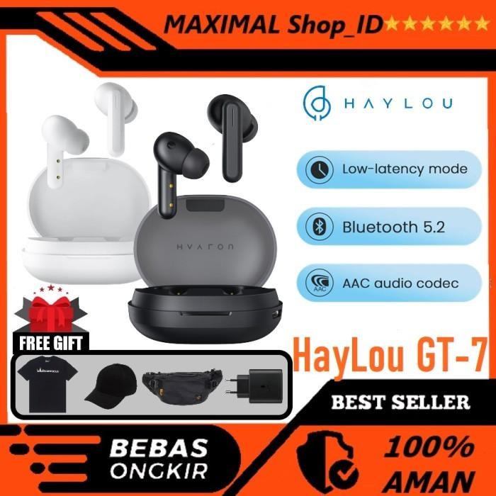 [Expret] Haylou GT7 TWS Bluetooth Earphone Gaming Earbud HiFi Stereo Bass GT 7
