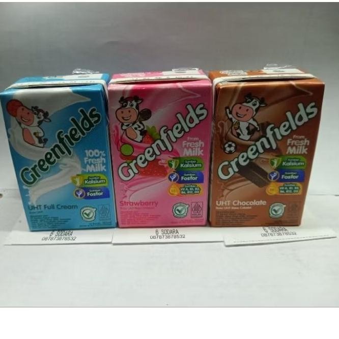 

(Expert) Susu UHT greenfields 105ml 1 dus isi 40pcs ed. bulan 6 2025