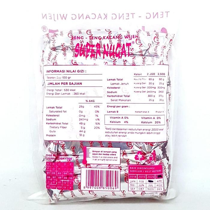 

(Expert) SUPER NUGAT TENG ENTENG KACANG WIJEN 200gr HALAL MUI TING ENTING OKE