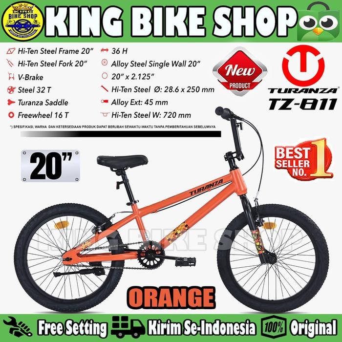 Sepeda Anak Laki-Laki BMX TURANZA TZ-811 20 Inch