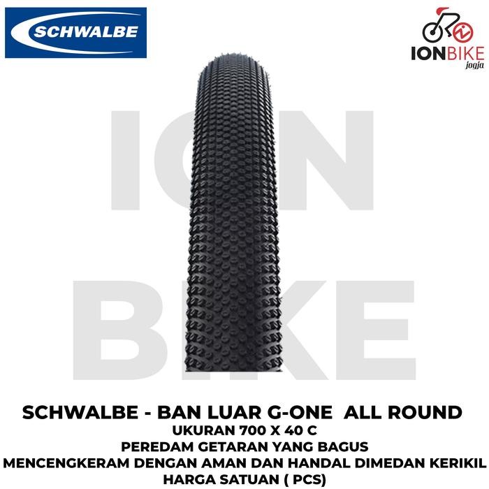 Ban Luar Schwalbe G One All Round 700 x 40 Kevlar Gravel CycloCross 29 Inch Gone G-one 700x40 c 35