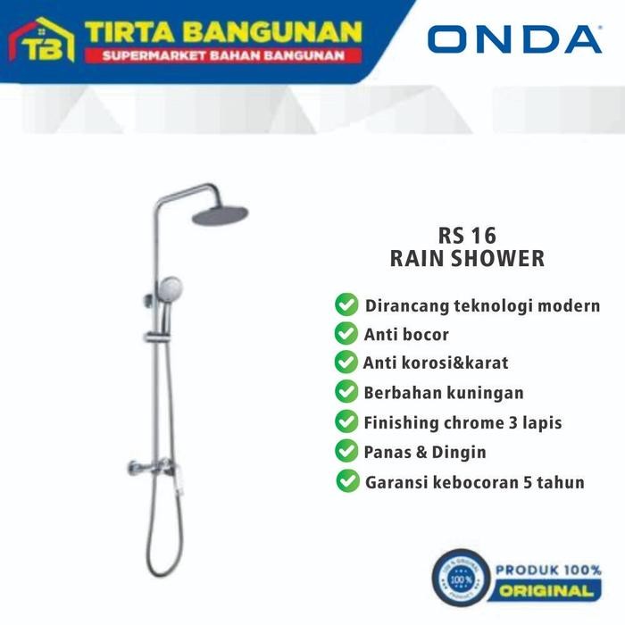 ONDA RS 16 RAIN SHOWER/ SHOWER TIANG/ TIANG SHOWER