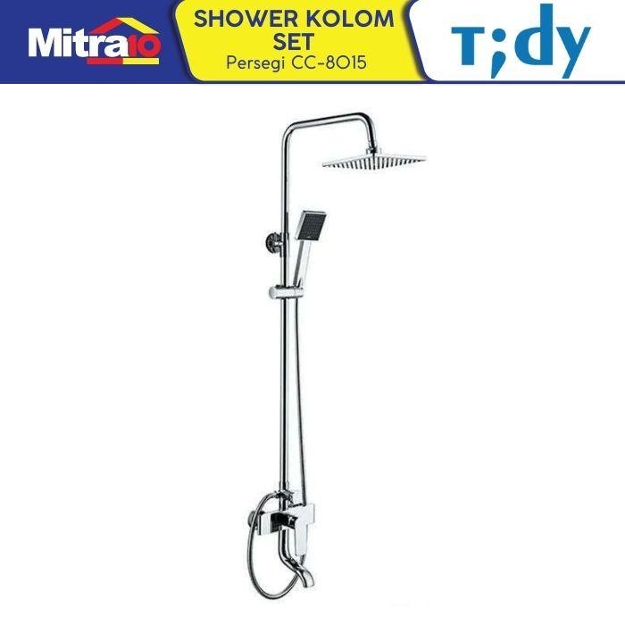 Tidy Shower Tiang Kolom Persegi CC-8015 (Set)