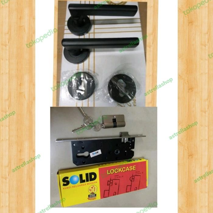handel kotak hitam komplit kunci solid