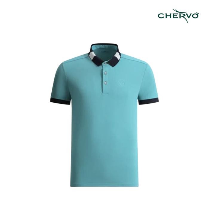 atasan pria golf Chervo Polo Artist 689 Grn