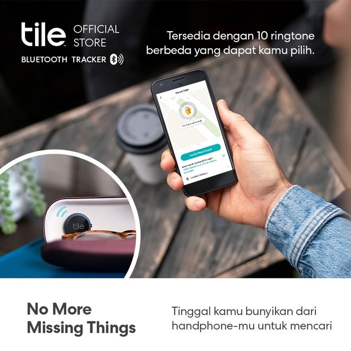 Tile Sticker - Bluetooth Tracker / Pelacak Pintar