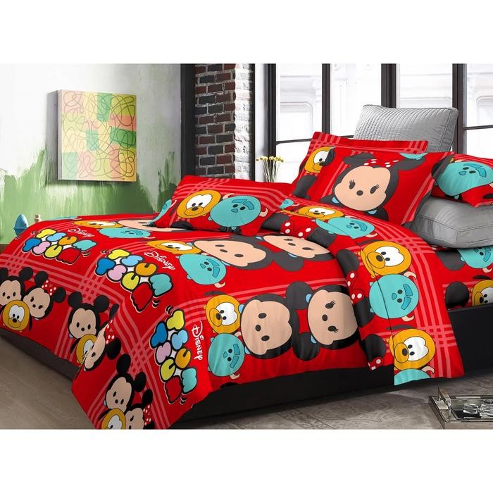 Adela Sprei Redtsum - Comfort Colelction - Sprei Set