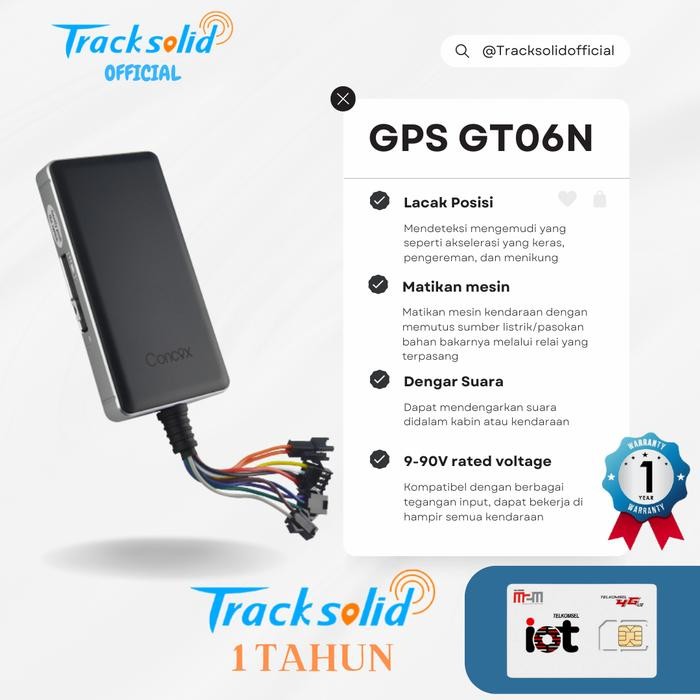 Gps Gt06n Concox + Simcard + Tracksolid
