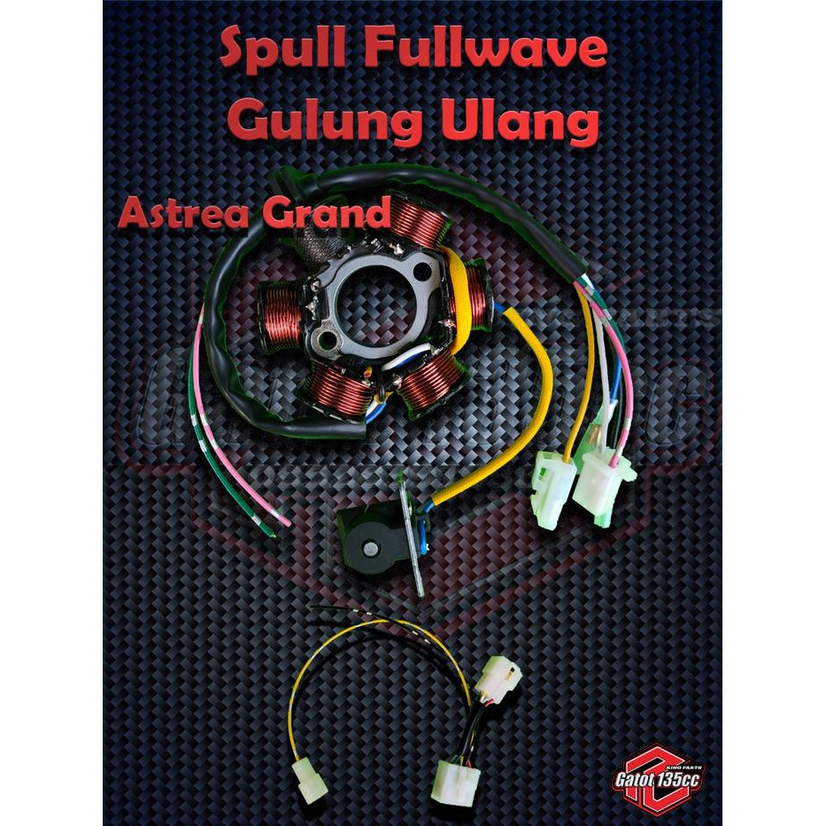 Yollaola.Store Spul Spull Fullwave Astrea Grand Fullsett Tinggal Pasang Plus Kabel Kit Fullwave