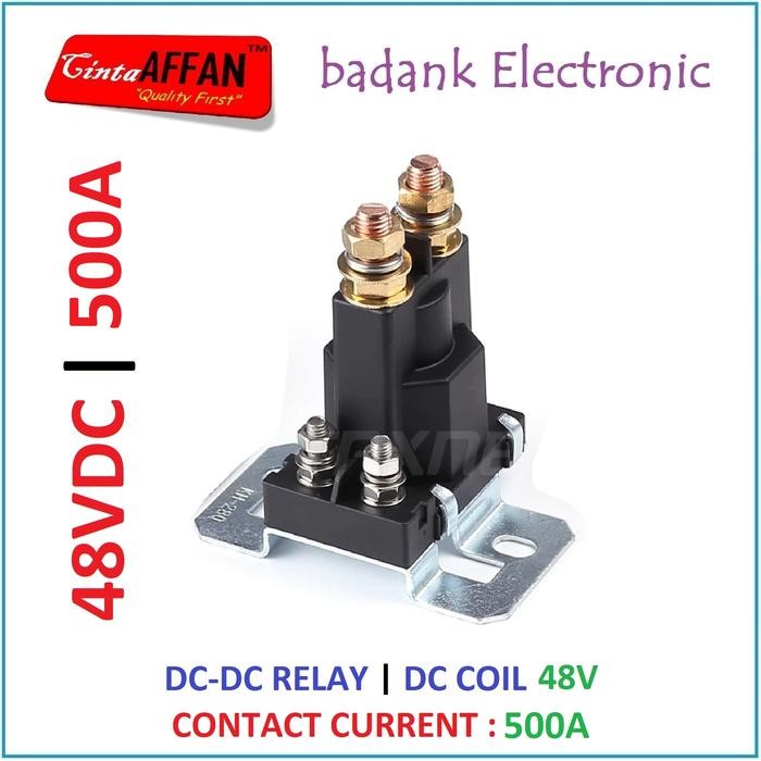 COIL 48V DC-DC Relay 500A Automotive Heavy Duty High Current Starting