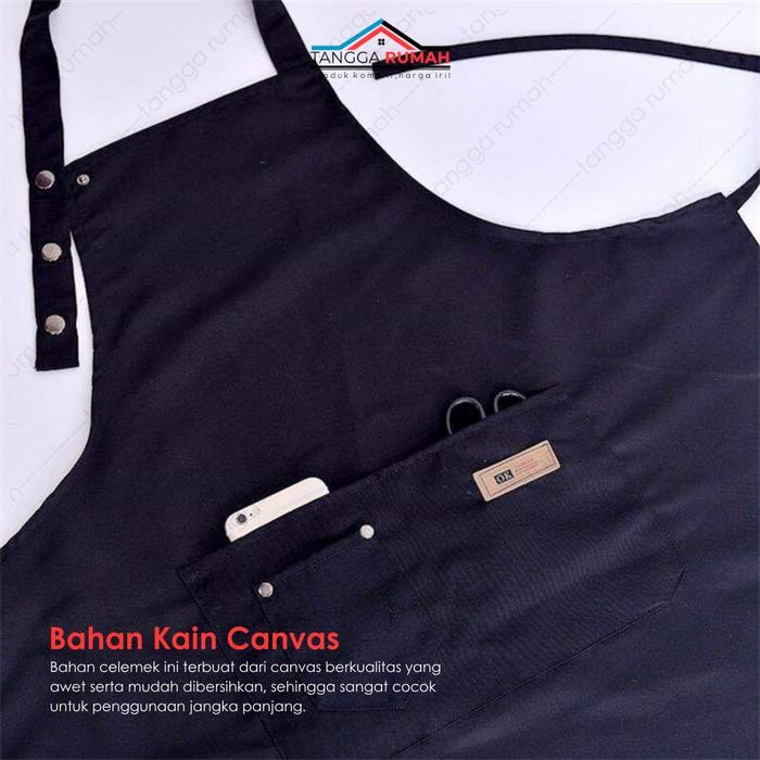Apron Appron Celemek Clemek Epron Masak Waiters Barista Dapur Resto Pasti Ori