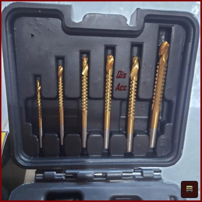 Ready- Krisbow Set Mata Bor Kayu Hole Saw Isi 17 Pcs - Hitam