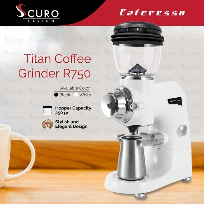 Caferesso Titan R750 Coffee Grinder Manual Brew Pasti Ori