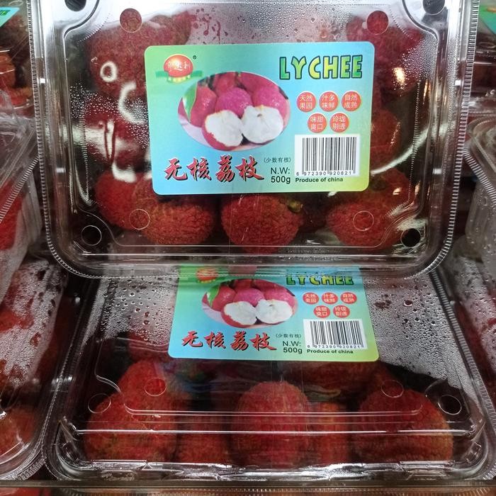 

Red Lychee Sweet Super Promo Buah Leci Merahmanis Tanpa Biji 500 Grm