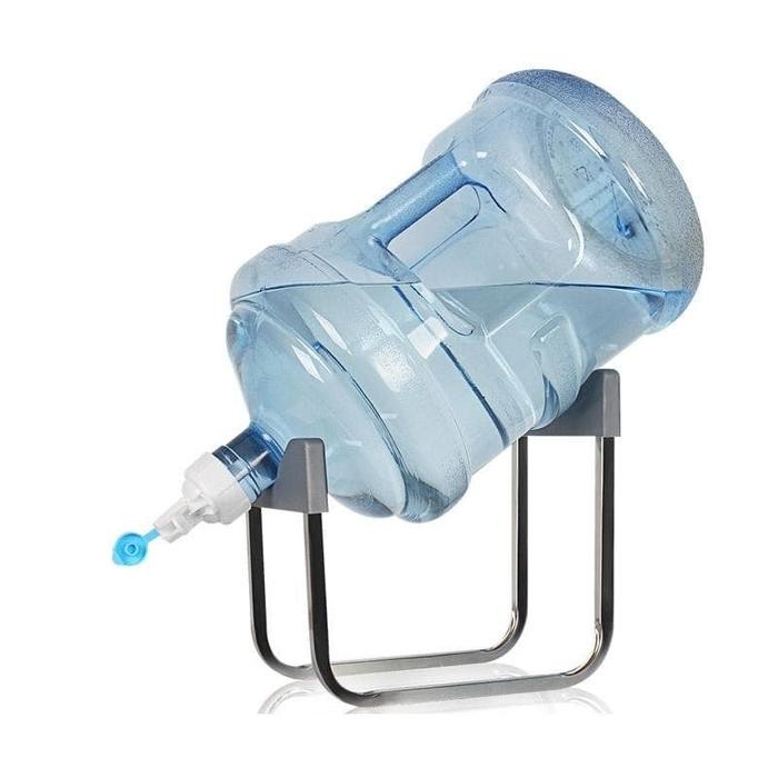 TERBARU RAK GALON AIR AQUA BESI + KRAN DUDUKAN GALON - TATAKAN RAK KAKI GALON TERMURAH