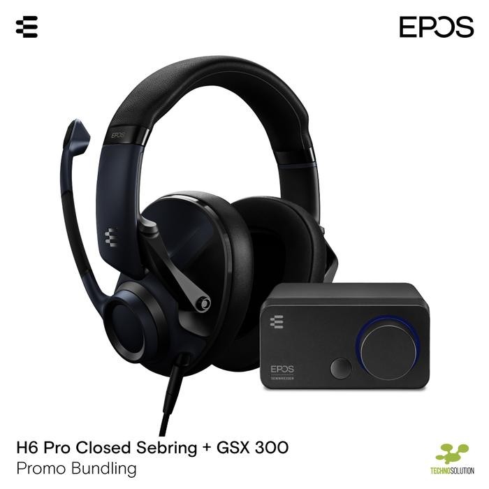 (Expert) EPOS H6 PRO OPEN / CLOSED + GSX 300 - GAMING HEADSET / SOUNDCARD