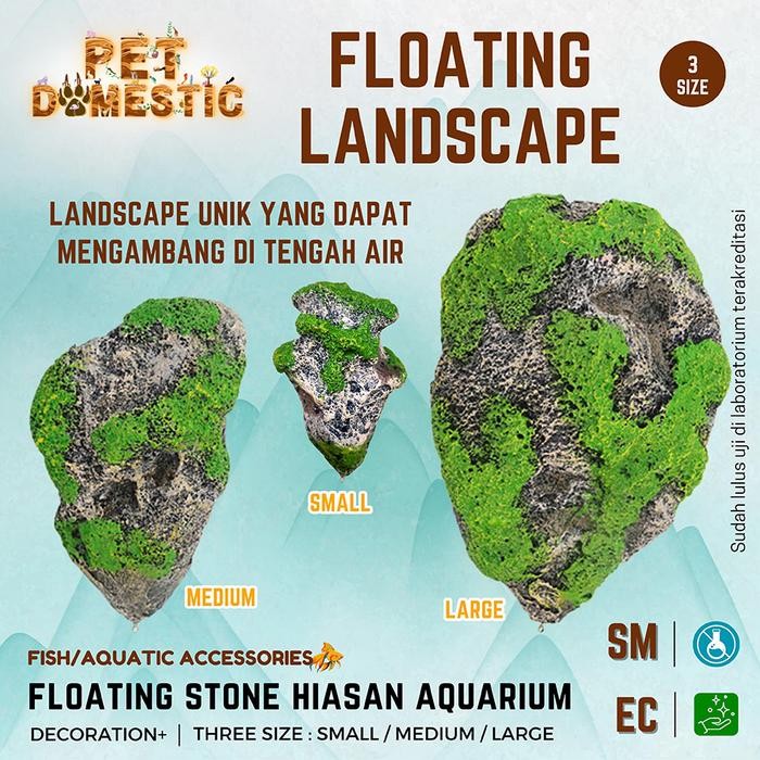 BATU APUNG AQUARIUM / FLOATING STONE AQUARIUM /BATU AQUARIUM