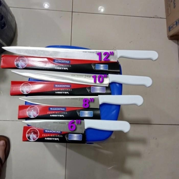 PISAU TRAMONTINA PISAU DAGING DAN SAYURAN STAINLESS STEEL - 6