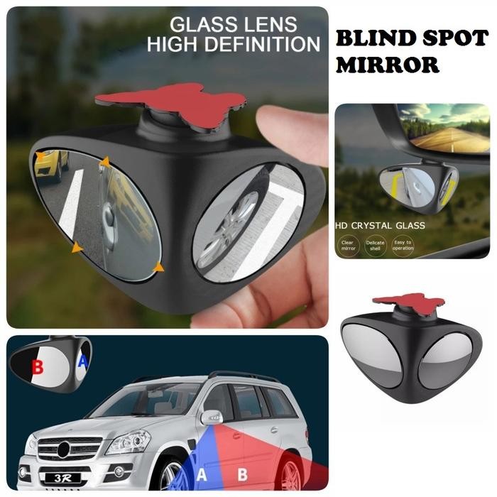 TERBARU BLIND SPOT MIRROR KACA SPION TAMBAHAN WIDE ANGLE MOBIL WULING CORTEZ