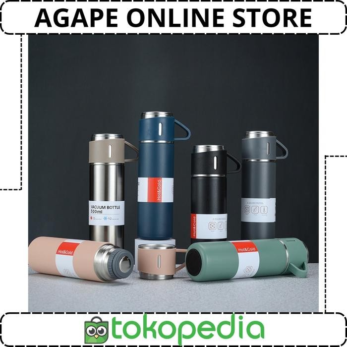 Termos Sultan BONUS Gelas Set Vacum Flask Thermos Set