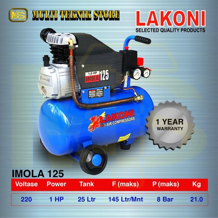 Murah Imola 125 Kompresor Angin Listrik 1.5 Hp Lakoni Imola 125